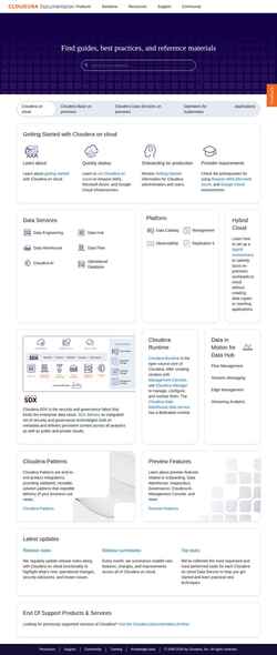 Captura de pantalla docs.cloudera.com