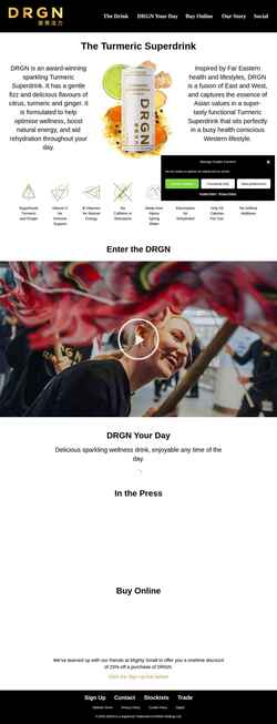 Screenshot drgndrink.com