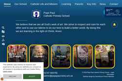 Screenshot popepaul.herts.sch.uk