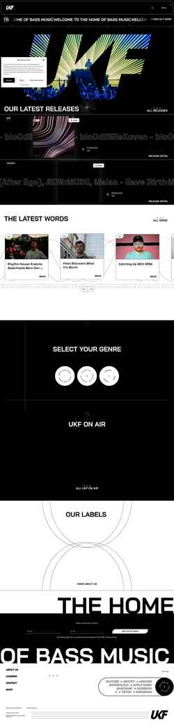 Screenshot ukf.com