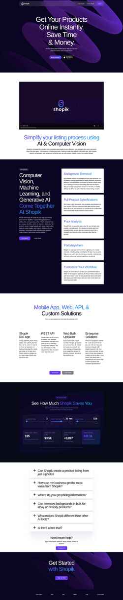 Screenshot shopik.io