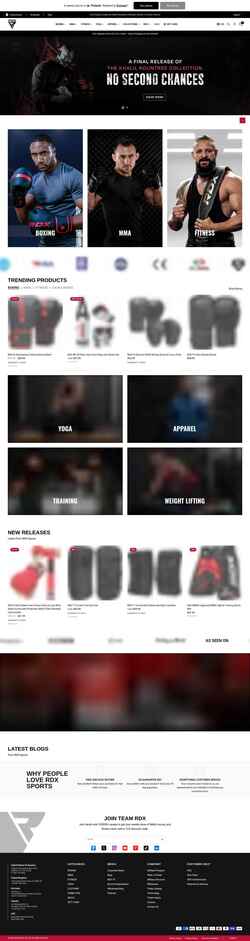 Snímek obrazovky rdxsports.com