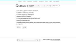 Екранна снимка clearquran.com