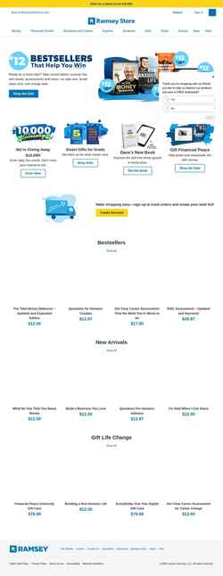 スクリーンショット store.ramseysolutions.com