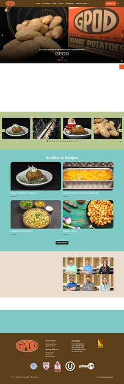 Снимак екрана gpodpotatoes.com