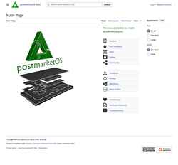 Skærmbillede wiki.postmarketos.org