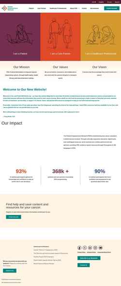 Screenshot powerfulpatients.org