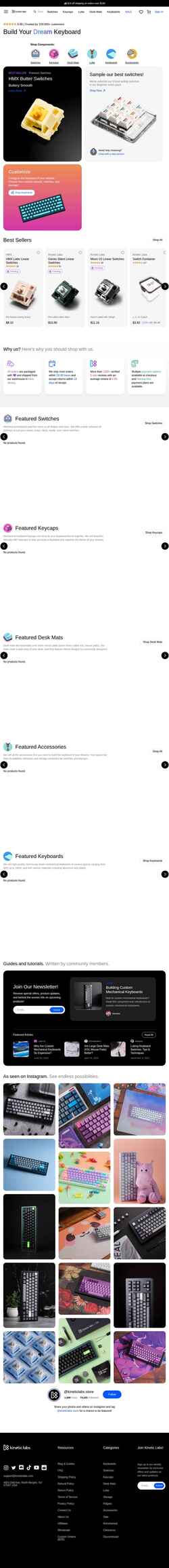 Στιγμιότυπο οθόνης kineticlabs.com