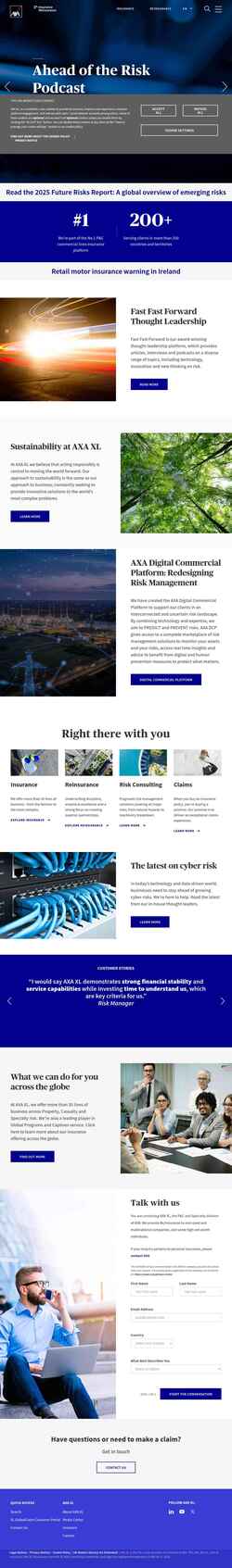 Screenshot axaxl.com