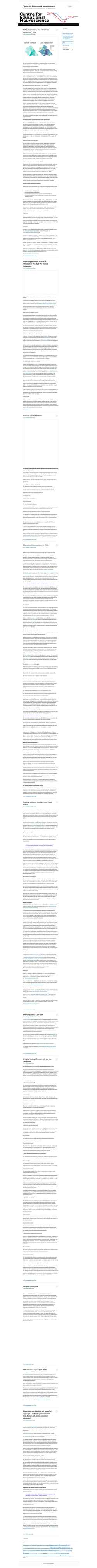Captura de pantalla educationalneuroscience.org.uk