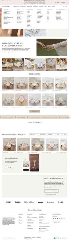 Captura de tela shop.kenanddanadesign.com
