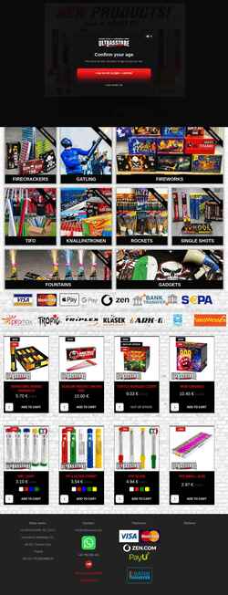 Képernyőkép ultrasstore.com