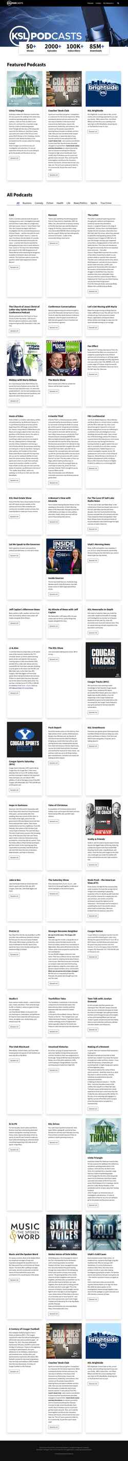 Captura de pantalla kslpodcasts.com