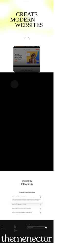 Skärmdump themenectar.com