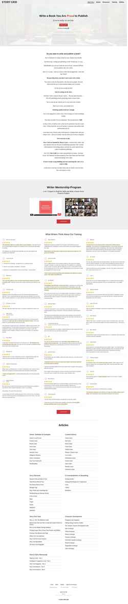 Captură de ecran storygrid.com