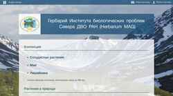 Captura de pantalla herbarium.ibpn.ru