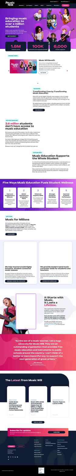 Screenshot musicwill.org