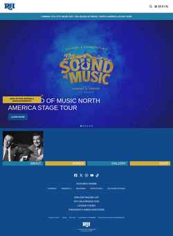 Screenshot rodgersandhammerstein.com