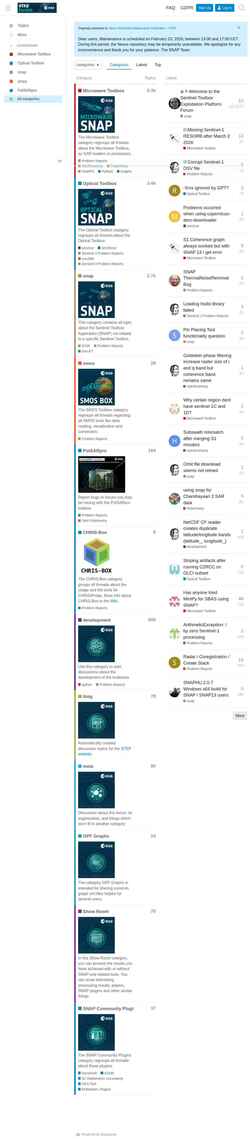 Ekran görüntüsü forum.step.esa.int