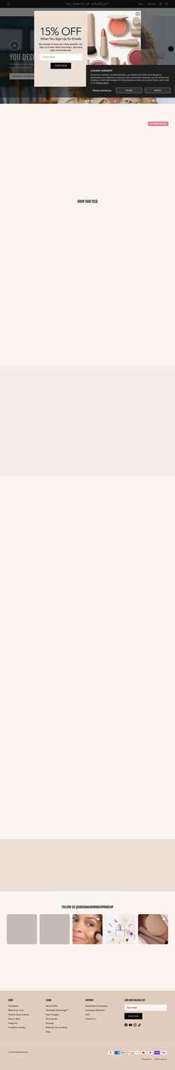 Screenshot nomakeupmakeup.com