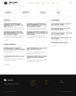 Captura de pantalla jazz.com