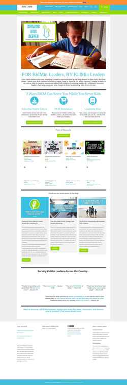 Posnetek zaslona deeperkidmin.com