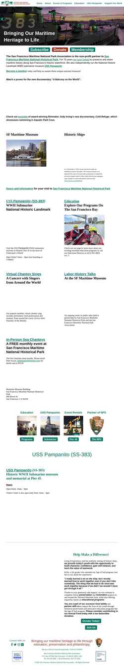 Екранна снимка maritime.org