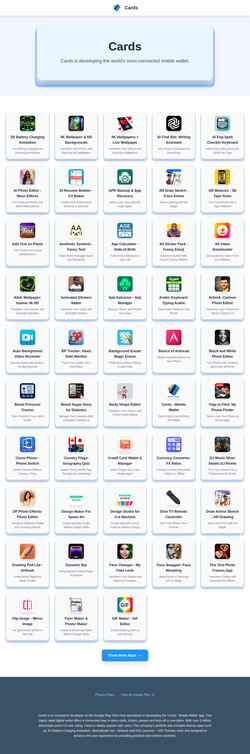 Zrzut ekranu cardsapp.com