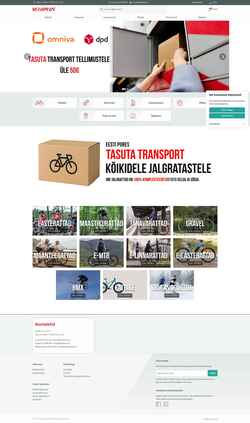 Ekrānuzņēmums veloplus.ee