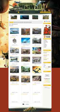 Screenshot warwall.ru