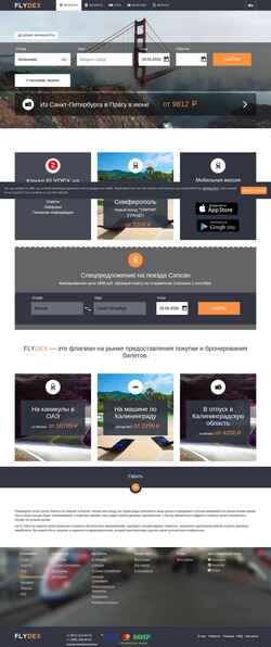 Screenshot dev.flydex.ru