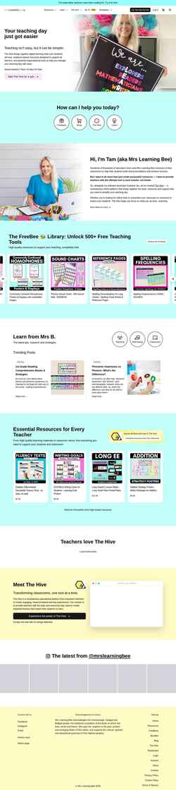 Ekran görüntüsü mrslearningbee.com