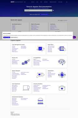 Snímka obrazovky docs.appian.com