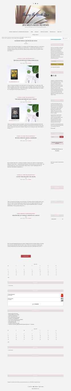 Captura de pantalla jenmedsbookreviews.com