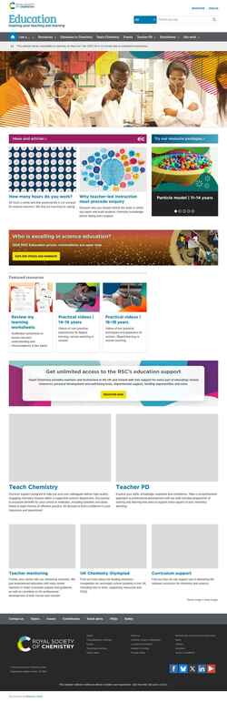 Ekraanipilt edu.rsc.org