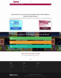 Schermata appgamekit.com