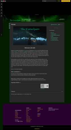 Снимак екрана cataclysm.fandom.com