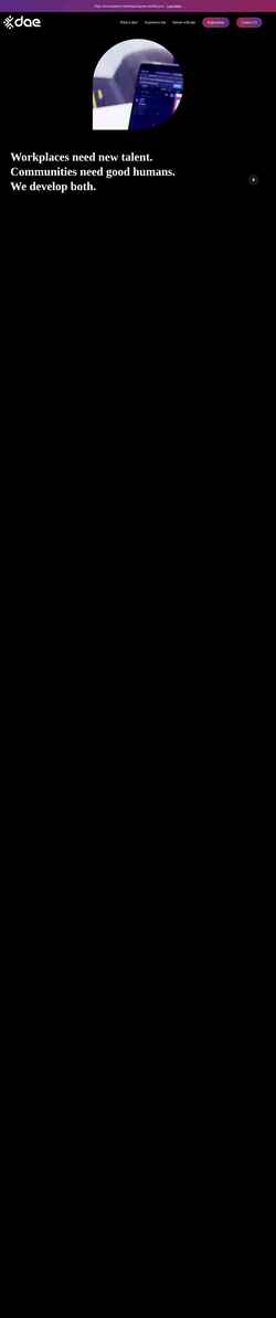 Snimka zaslona mydae.org