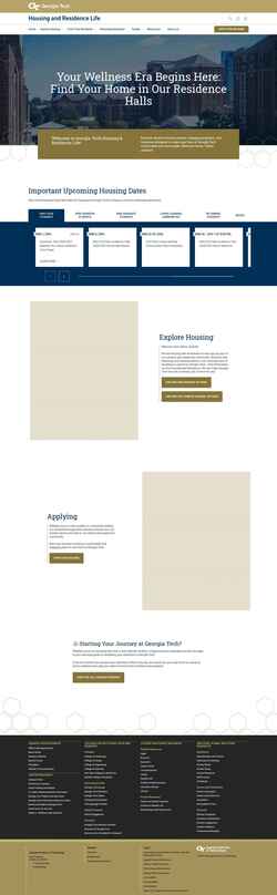 Στιγμιότυπο οθόνης housing.gatech.edu