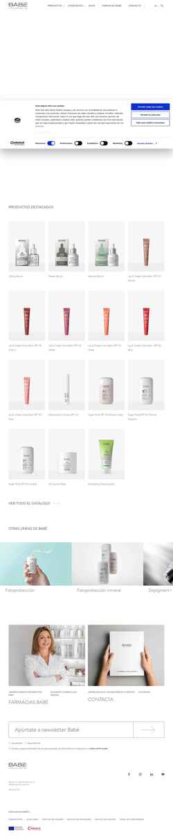 Ekrānuzņēmums laboratoriosbabe.com