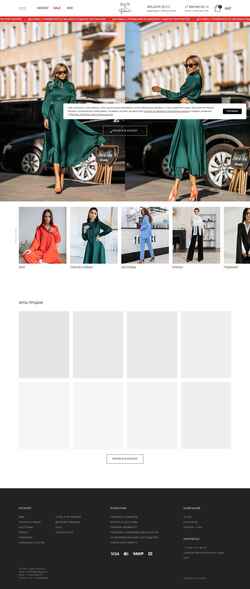 Snímek obrazovky svoyfashion.com