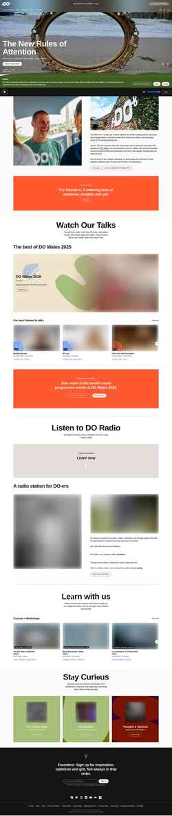 Captură de ecran thedolectures.com