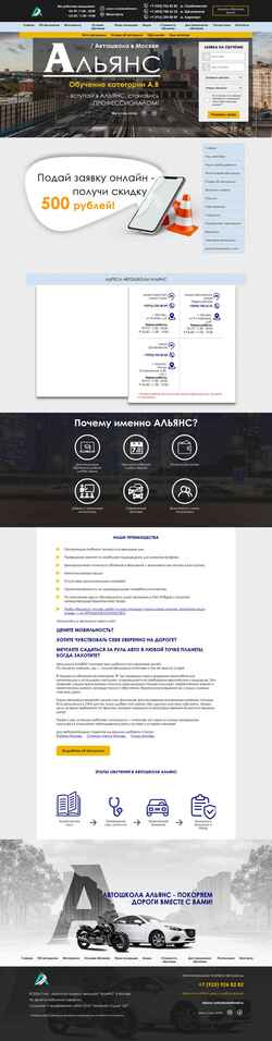 Schermafbeelding alyans.msk.ru
