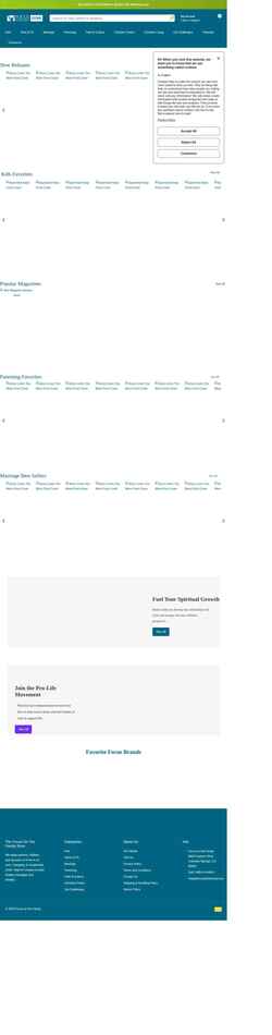 Captura de pantalla store.focusonthefamily.com