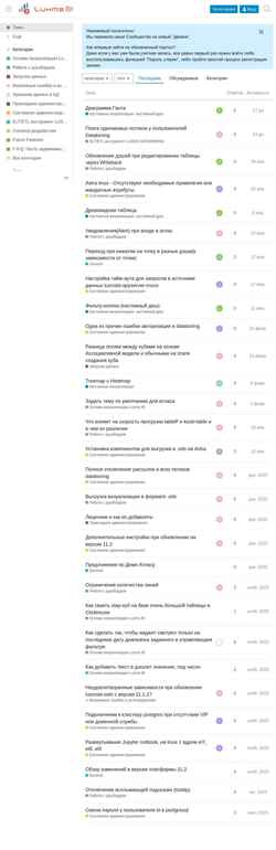 Skærmbillede community.luxmsbi.com