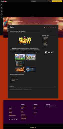 Skærmbillede mightyparty.fandom.com