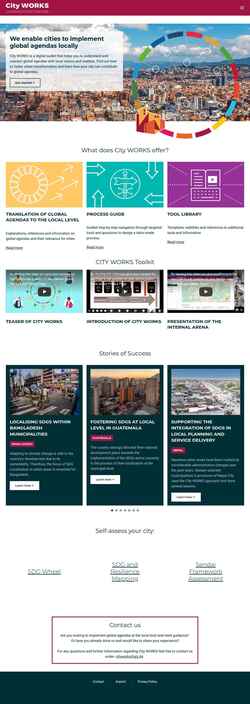 Captura de pantalla localising-global-agendas.org
