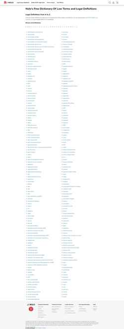 Ekran görüntüsü dictionary.nolo.com
