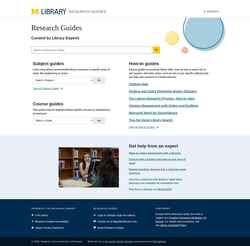 截屏 guides.lib.umich.edu