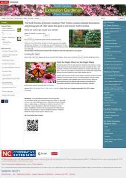 Captura de pantalla plants.ces.ncsu.edu